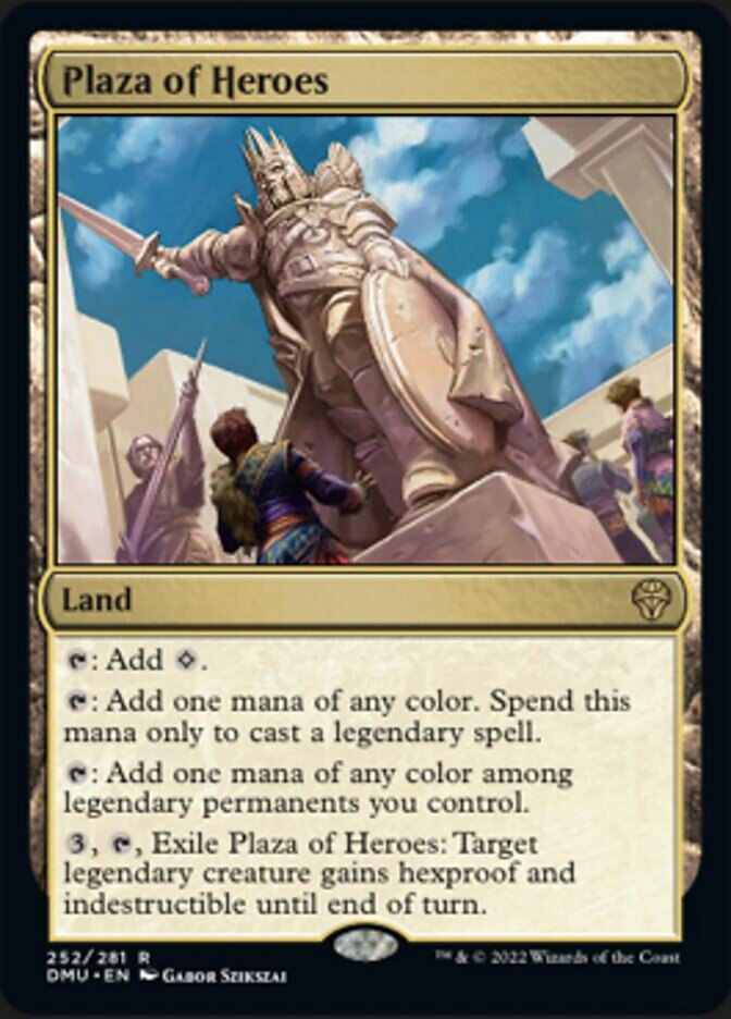 Plaza of Heroes [Dominaria United] | Mega City Incorporated