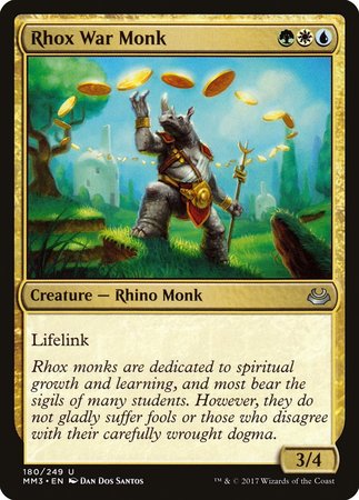 Rhox War Monk [Modern Masters 2017] | Mega City Incorporated