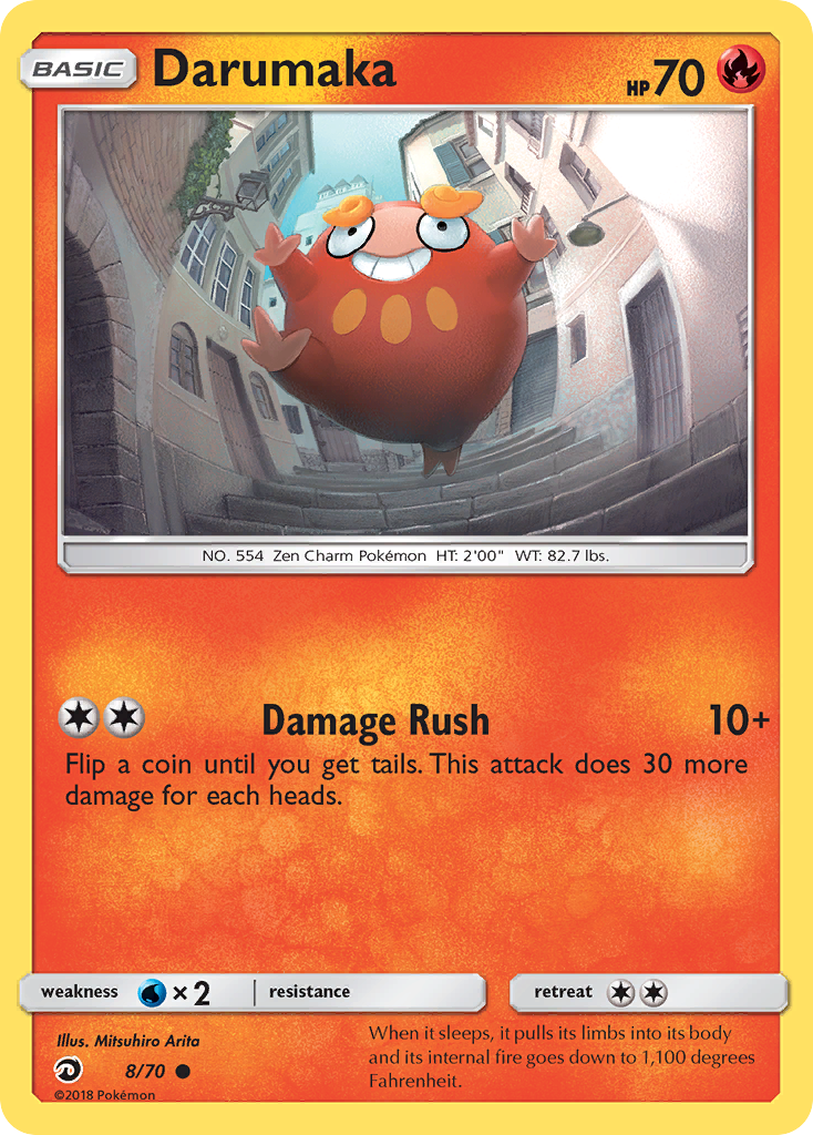 Darumaka (8/70) [Sun & Moon: Dragon Majesty] | Mega City Incorporated