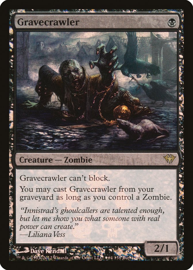 Gravecrawler (Buy-A-Box) [Dark Ascension Promos] | Mega City Incorporated