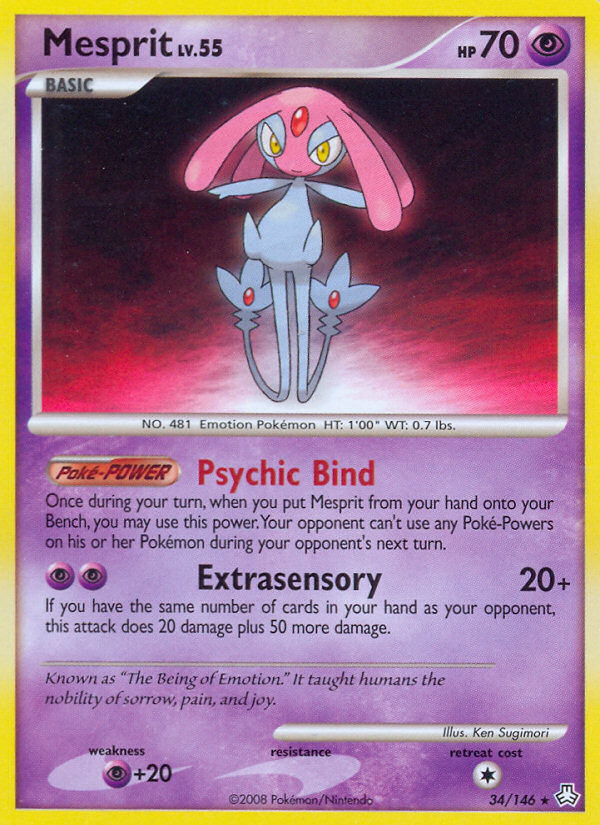 Mesprit (34/146) [Diamond & Pearl: Legends Awakened] | Mega City Incorporated