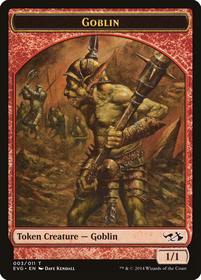 Goblin Token (Elves vs. Goblins) [Duel Decks Anthology Tokens] | Mega City Incorporated