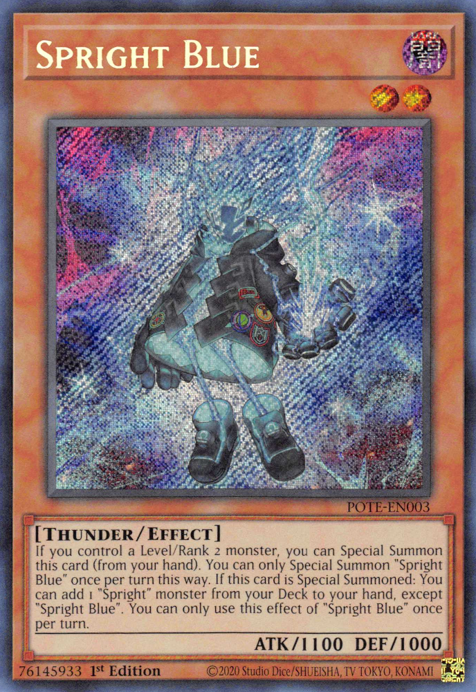 Spright Blue [POTE-EN003] Secret Rare | Mega City Incorporated