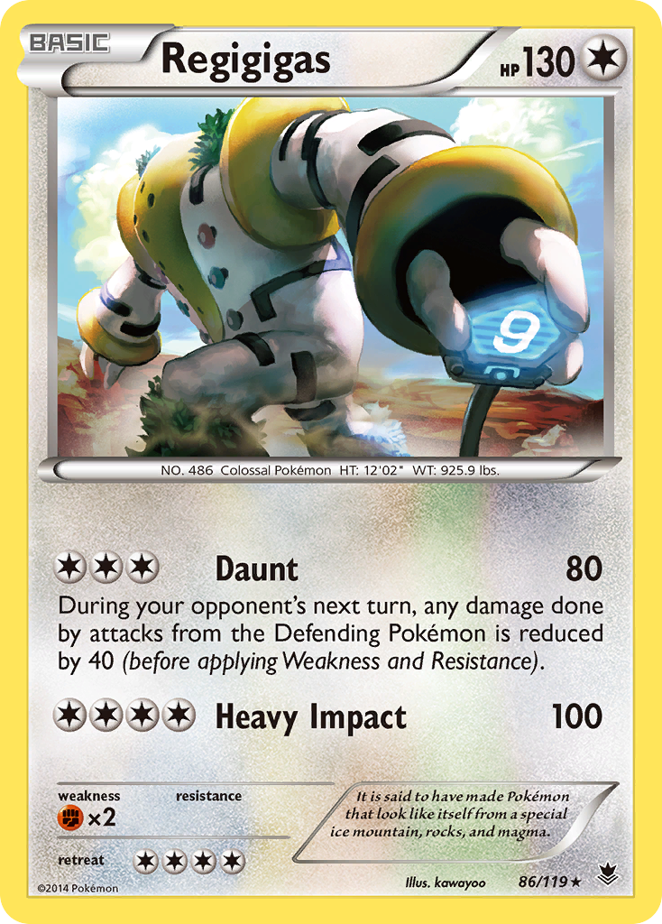 Regigigas (86/119) [XY: Phantom Forces] | Mega City Incorporated