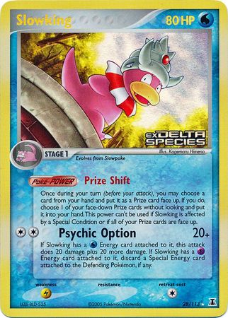 Slowking (28/113) (Stamped) [EX: Delta Species] | Mega City Incorporated