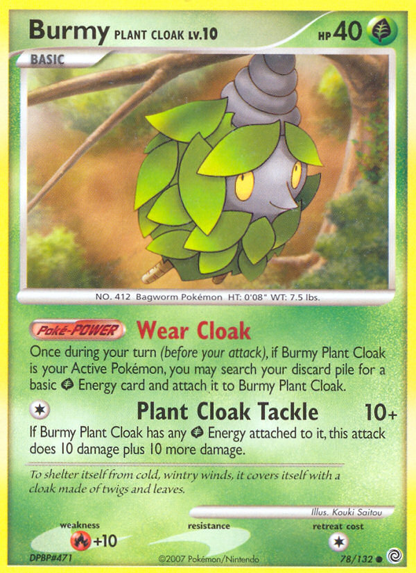 Burmy Plant Cloak (78/132) [Diamond & Pearl: Secret Wonders] | Mega City Incorporated