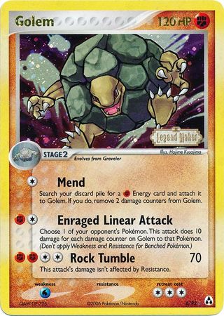 Golem (6/92) (Stamped) [EX: Legend Maker] | Mega City Incorporated