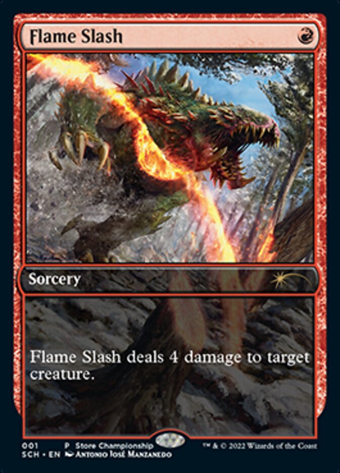 Flame Slash (Extended Art) [Store Championships 2022] | Mega City Incorporated