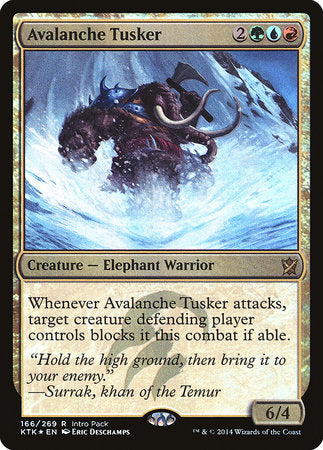 Avalanche Tusker [Khans of Tarkir Promos] | Mega City Incorporated