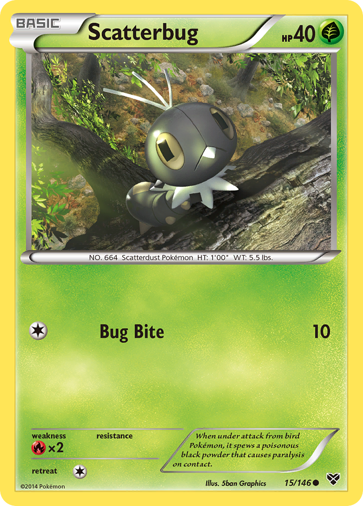 Scatterbug (15/146) [XY: Base Set] | Mega City Incorporated