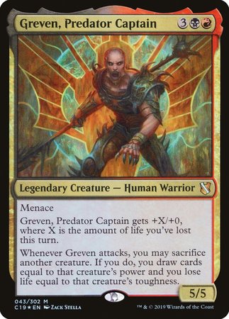 Greven, Predator Captain [Commander 2019] | Mega City Incorporated