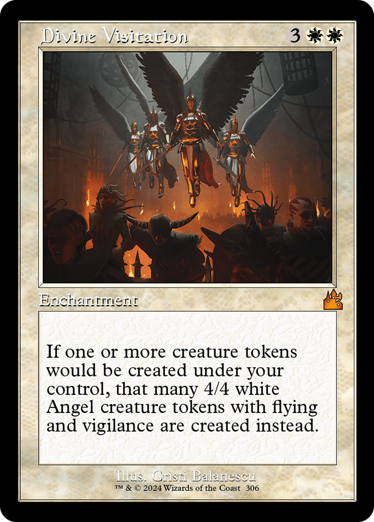 Divine Visitation (Retro Frame) [Ravnica Remastered] | Mega City Incorporated