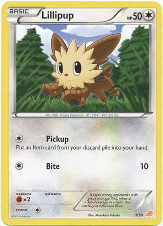 Lillipup (1/30) [Black & White: Trainer Kit - Excadrill] | Mega City Incorporated