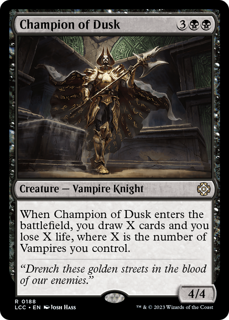 Champion of Dusk [The Lost Caverns of Ixalan Commander] | Mega City Incorporated