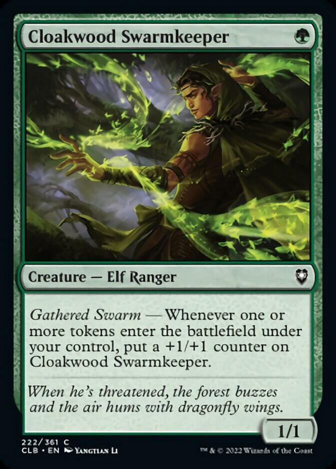 Cloakwood Swarmkeeper [Commander Legends: Battle for Baldur's Gate] | Mega City Incorporated