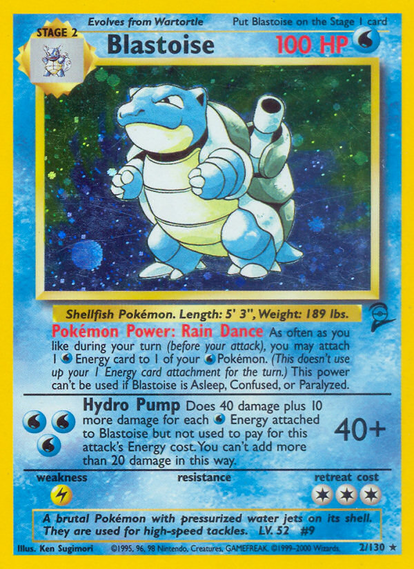 Blastoise (2/130) [Base Set 2] | Mega City Incorporated