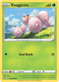 Exeggcute (004/185) [Sword & Shield: Vivid Voltage] | Mega City Incorporated