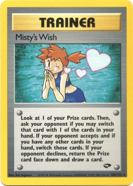 Misty's Wish (108/132) [Gym Challenge Unlimited] | Mega City Incorporated