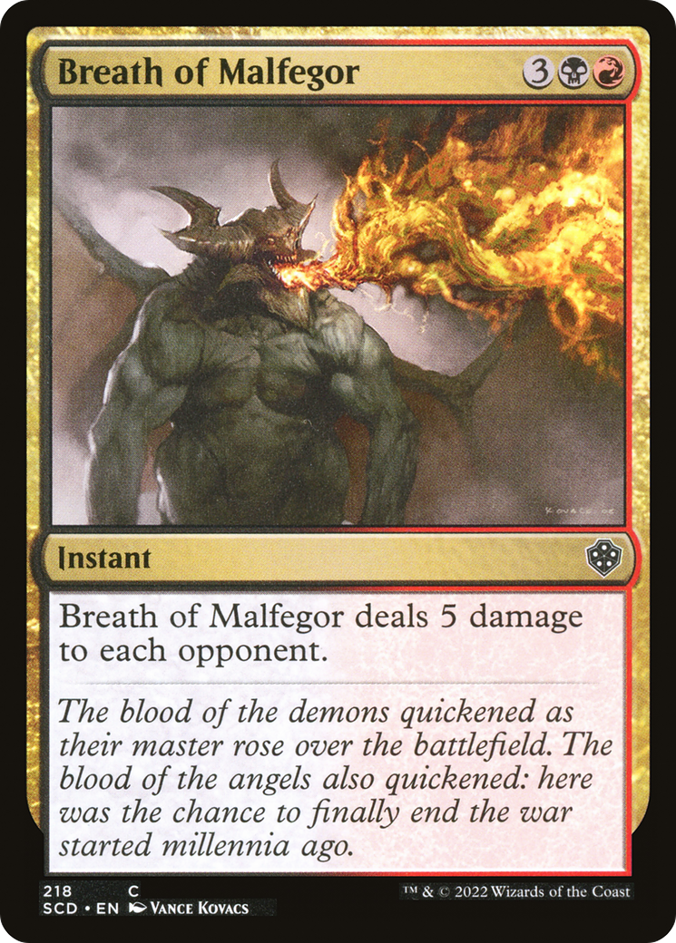 Breath of Malfegor [Starter Commander Decks] | Mega City Incorporated