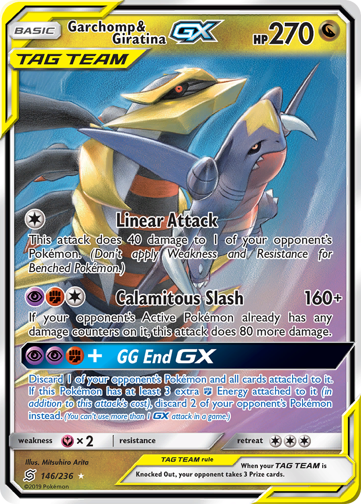 Garchomp & Giratina GX (146/236) [Sun & Moon: Unified Minds] | Mega City Incorporated