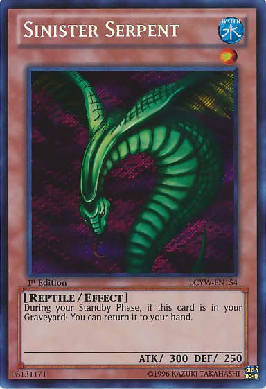 Sinister Serpent [LCYW-EN154] Secret Rare | Mega City Incorporated