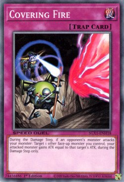 Covering Fire [SGX1-ENH18] Common | Mega City Incorporated