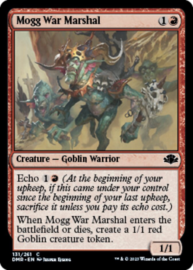 Mogg War Marshal [Dominaria Remastered] | Mega City Incorporated