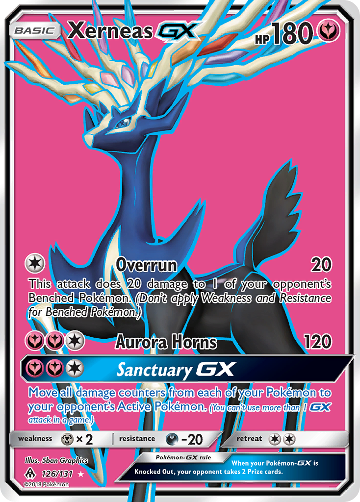 Xerneas GX (126/131) [Sun & Moon: Forbidden Light] | Mega City Incorporated