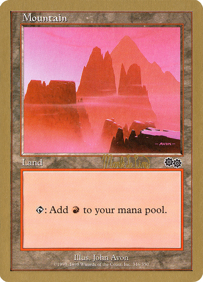 Mountain (mlp346b) (Mark Le Pine) [World Championship Decks 1999] | Mega City Incorporated