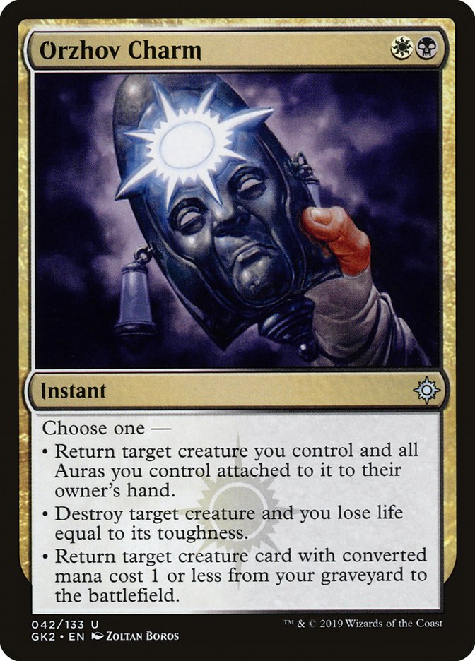 Orzhov Charm [Ravnica Allegiance Guild Kit] | Mega City Incorporated