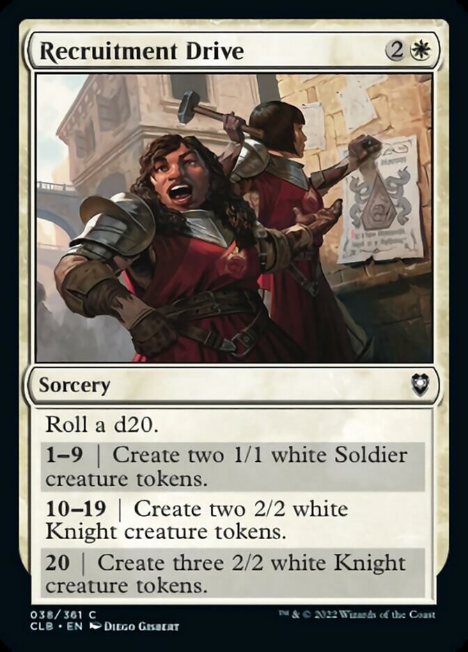 Recruitment Drive [Commander Legends: Battle for Baldur's Gate] | Mega City Incorporated