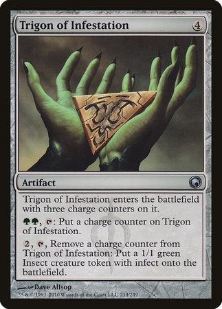 Trigon of Infestation [Scars of Mirrodin] | Mega City Incorporated