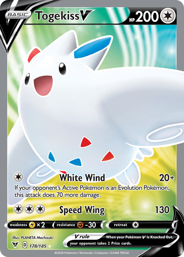 Togekiss V (178/185) [Sword & Shield: Vivid Voltage] | Mega City Incorporated