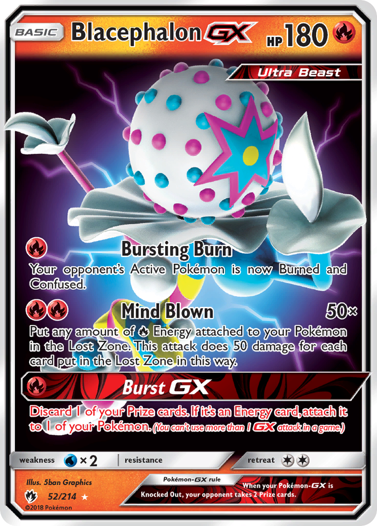 Blacephalon GX (52/214) [Sun & Moon: Lost Thunder] | Mega City Incorporated