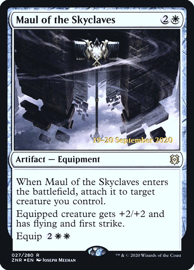 Maul of the Skyclaves  (Prerelease) [Zendikar Rising Prerelease Promos] | Mega City Incorporated