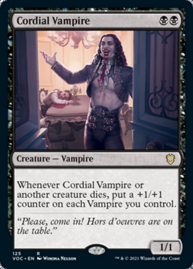 Cordial Vampire [Innistrad: Crimson Vow Commander] | Mega City Incorporated