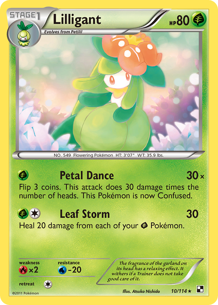 Lilligant (10/114) [Black & White: Base Set] | Mega City Incorporated