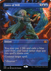 Force of Will (Borderless) [Double Masters] | Mega City Incorporated