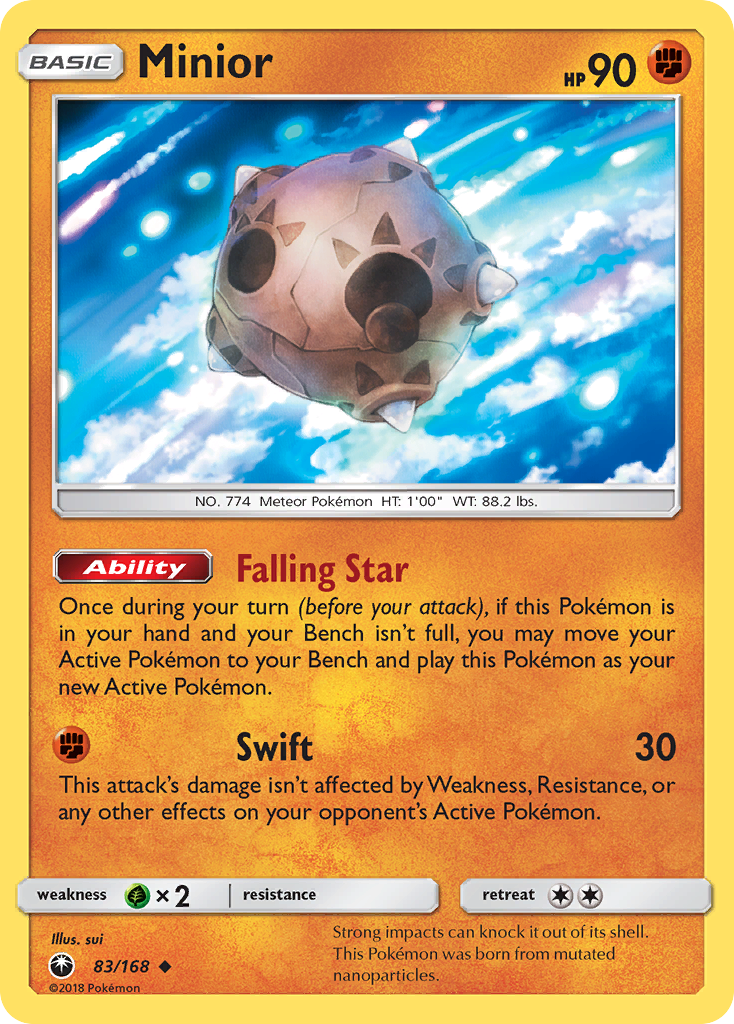 Minior (83/168) [Sun & Moon: Celestial Storm] | Mega City Incorporated