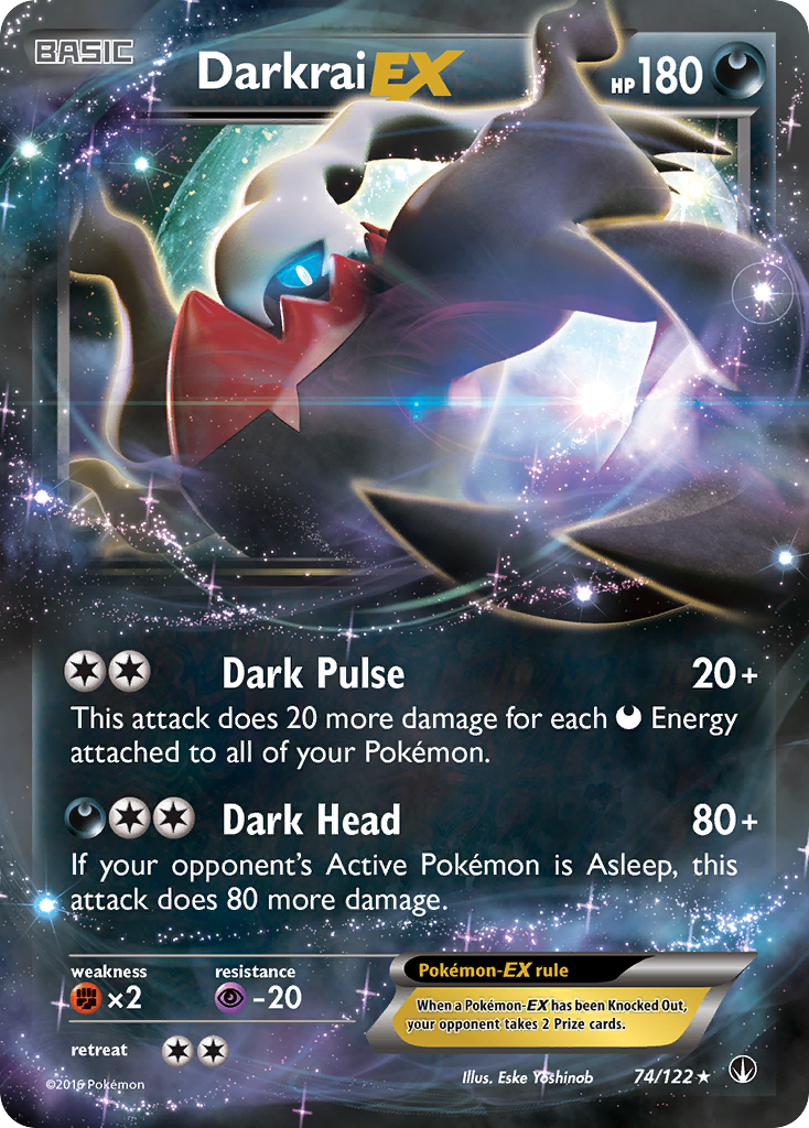 Darkrai EX (74/122) [XY: BREAKpoint] | Mega City Incorporated