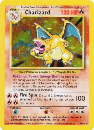 Charizard (4/102) [Base Set Unlimited] | Mega City Incorporated