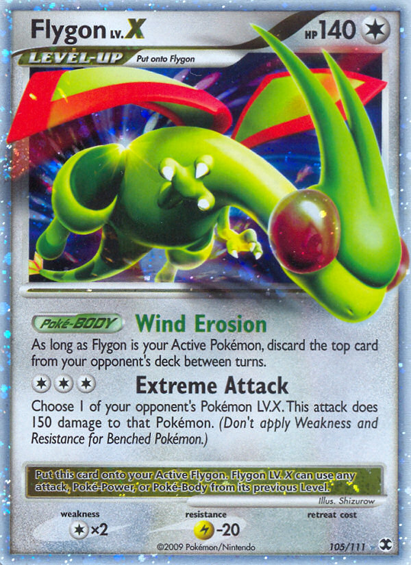 Flygon LV.X (105/111) [Platinum: Rising Rivals] | Mega City Incorporated