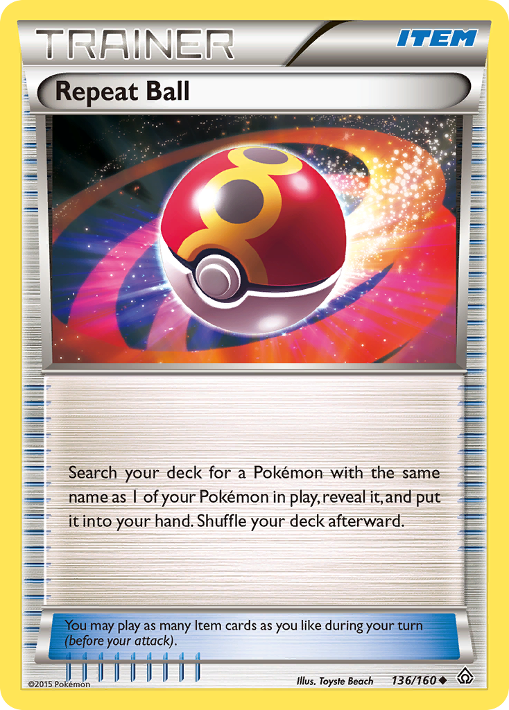 Repeat Ball (136/160) [XY: Primal Clash] | Mega City Incorporated