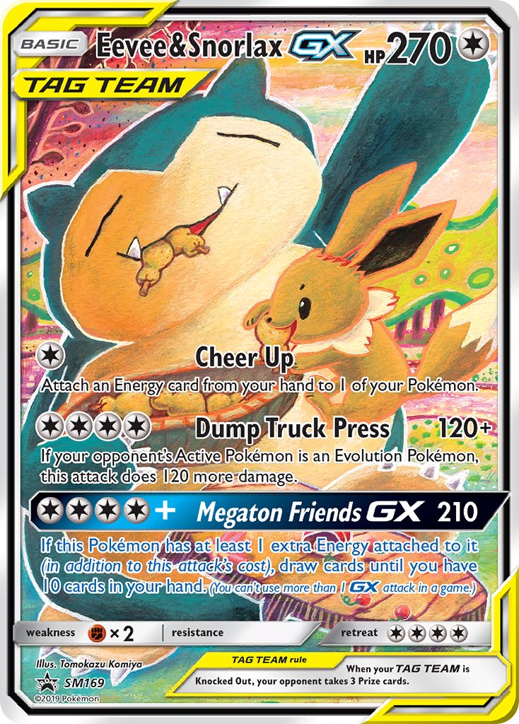 Eevee & Snorlax GX (SM169) [Sun & Moon: Black Star Promos] | Mega City Incorporated