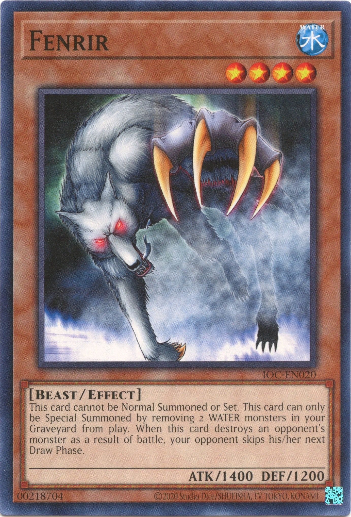Fenrir (25th Anniversary) [IOC-EN020] Common | Mega City Incorporated