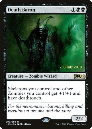 Death Baron [Core Set 2019 Promos] | Mega City Incorporated