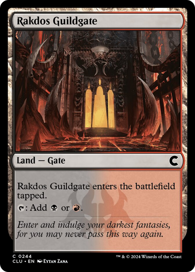 Rakdos Guildgate [Ravnica: Clue Edition] | Mega City Incorporated