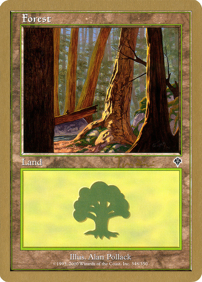 Forest (jt348a) (Jan Tomcani) [World Championship Decks 2001] | Mega City Incorporated