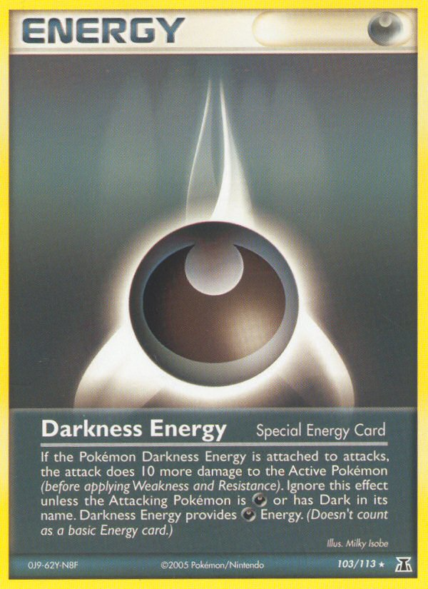 Darkness Energy (103/113) [EX: Delta Species] | Mega City Incorporated