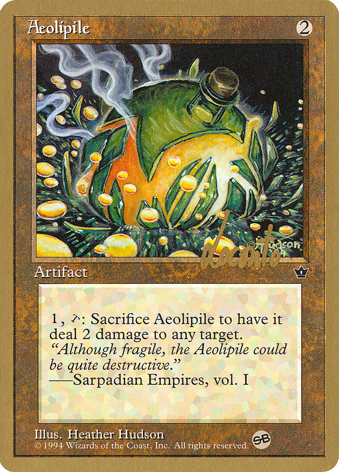 Aeolipile (Michael Loconto) (SB) [Pro Tour Collector Set] | Mega City Incorporated